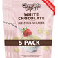 Chocolate Works Melting Chocolate Parent (1.0 lb (Pack of 5), White Chocolate)