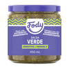 Fody Foods Salsa Verde, 16 Oz, Garlic and Onion Free, Low FODMAP Certified, Gut & IBS Friendly, Vegan, Non-GMO, Gluten Free, Ket