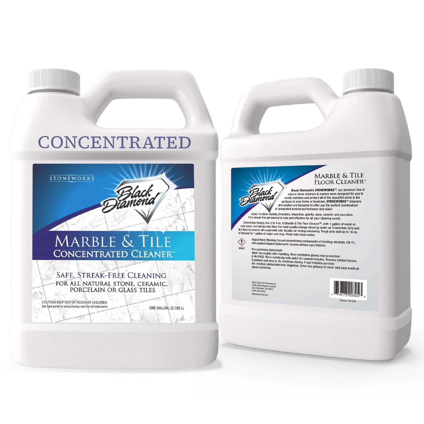 Black Diamond Stoneworks Marble & Tile Floor Cleaner. Great For Ceramic, Porcelain, Granite, Natural Stone, Vinyl And Brick. No-