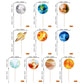 YCTHUNFISH Outer Space Cupcake Toppers, 40 Pack, Paper,  t Rocket Spaceship, Birthday Party Decorations, Multi-Color