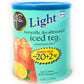 4C Light Powdered Drink Mix Cannisters, Light Decaffeinated Iced Tea, 22 Quarts, Family Sized Cannister, Low Calorie, Thirst Que