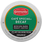 Community Coffee Café Special Decaf Medium-Dark Roast K-Cup Pods, 32 Count