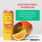 Eboost Super Fuel Healthy Energy Drink - Caffeine From Natural & Clean Ingredients For Focus And Productivity -Taurine Free Pre-Workout With Electrolytes, Nootropic & Vitamins - Orange Mango, 12 Pack