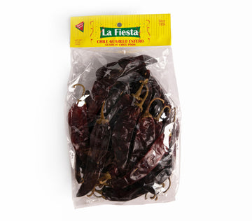La Fiesta Guajillo Dried Whole Chile Pods, 12 oz Bag - Tangy, Mild Heat for Moles, Salsas, and Soups - Authentic Flavor - Truste