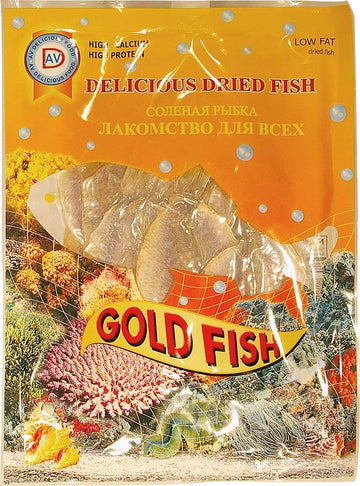 Dried Fish Fillet On Skin Gold Fish Lightly Salted Vacum Packed In Plastic Bag 100G Pack Of 2