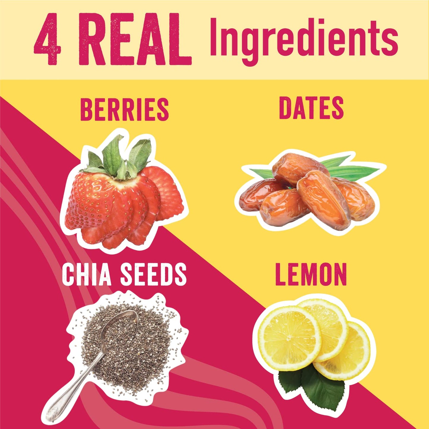 Chia Smash Jam, Variety 4-Pack | No Sugar Added, Naturally Sweet Jelly | Keto Friendly, Low Calorie, Low Carb | Non Gmo, Upcycle