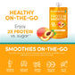 Designer Wellness Protein Smoothie, Peach Mango, 12g Protein, Low Carb, Gluten-Free, 4.2 Fl Oz (Pack of 24)