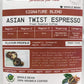 Smokin Beans Espresso Coffee, Asian Twist, Medium Roast, Whole Bean, 2-Pound (16 Ounce Pack of 2)