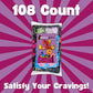 Munchbox Pop Rocks Candy - Bulk 108 Packets, 9 Assorted Flavors, Individually Wrapped, Blue, 108 Count
