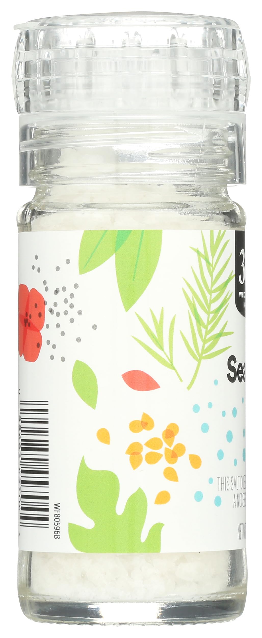 365 by Whole Foods Market  Sea Salt with Built-in Grinder  3.5 Ounce