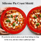 Adjustable Silicone Pie Crust Shields Baking Protectors Cover Ring Fits 8-11.4 Inch Pies Baking Pie Crust Shield Protector Cover