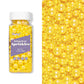 Cobakey Yellow Pearl Sprinkles For Cake Decorations 3.52 Ounce Edible Pearl Sugar Sprinkles For Cupcake Toppers Wedding Party Va