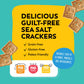 Sunnie Gluten Free ers  Healthy Grain-Free Sea Salt er  Snacks for Kids & mature-themeds  Made with Avocado Oil  Only 6 Ingredients  Vegan Snack  Low Calorie  4 Oz  Pack of 12