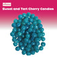 DOUzzle Back To School Cherry Sours Blue Candy Balls, Chewy Candies (11oz, 1 Pack) Party Favor, Goodie Bag & Pinata Filler - Glu