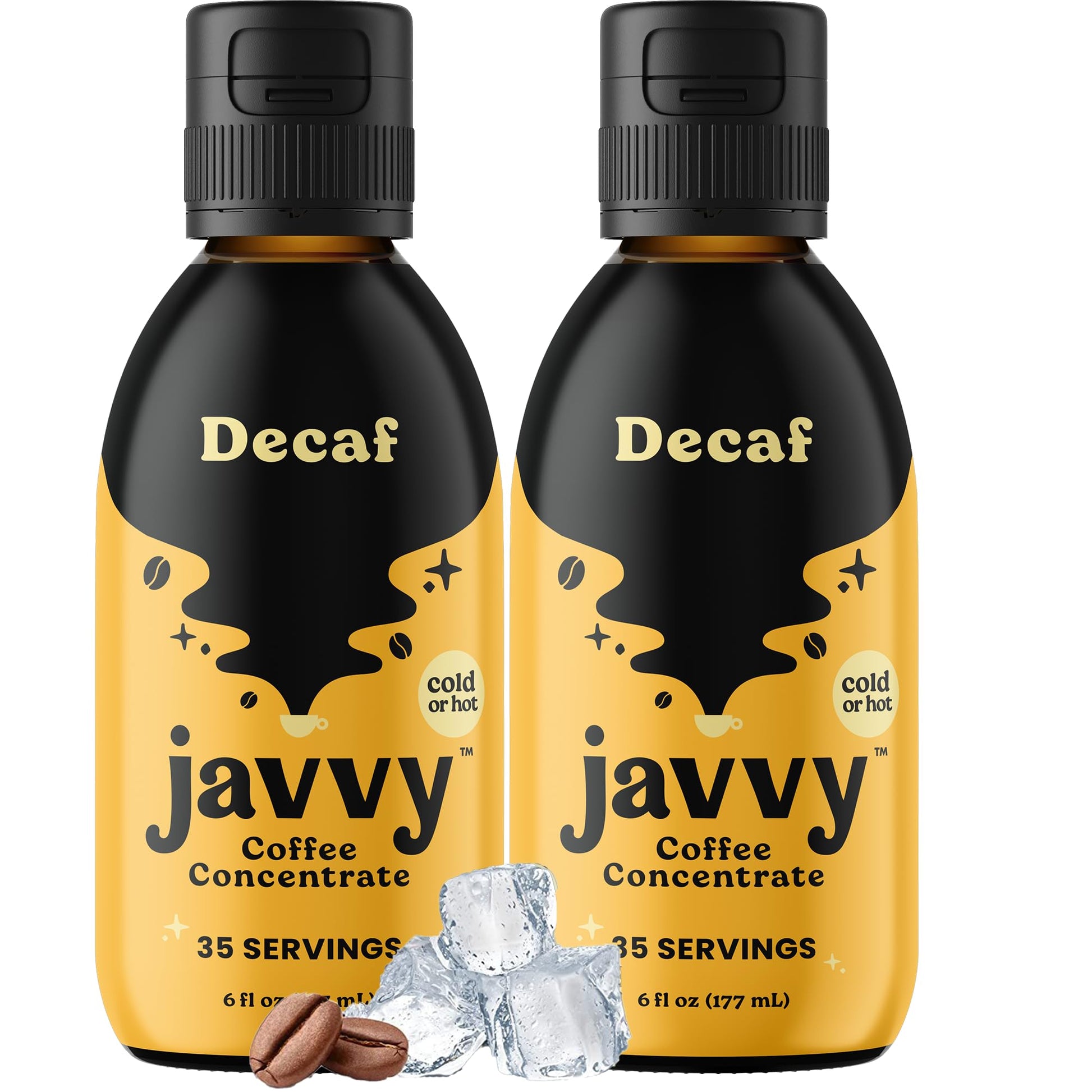 Coffee Concentrate - Cold Brew Coffee  Perfect For Hot Or Iced Instant Coffees  Hot Drinks  Cold Brew Concentrate  2 Pack - Oriflavor Blendal Decaf