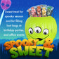 Fusion Select 60 Alien Halloween Lollipops - Trick Or Treat Candies For Kids - Extraterrestrial Themed Halloween Candy Lollipops For Space Themed Events & Birthday Parties - 60 Individually Wrapped Treats 30/Pack