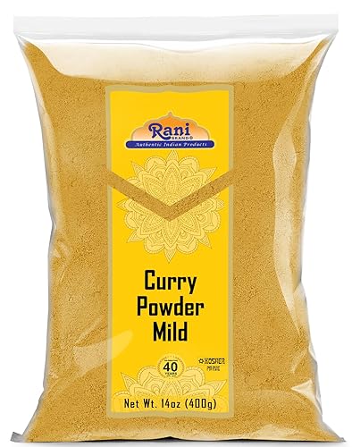Rani Curry Powder Mild (10-Spice Authentic Indian Blend) 14Oz (400G) ~ All Natural | Salt-Free | No Chili Or Peppers | Vegan | N
