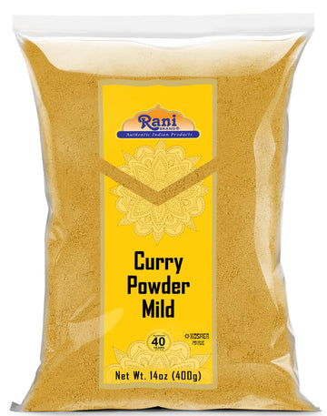 Rani Curry Powder Mild (10-Spice Authentic Indian Blend) 14Oz (400G) ~ All Natural | Salt-Free | No Chili Or Peppers | Vegan | N