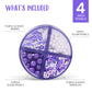 Sprinkles for Cake Decorating Edible Purple and White Jimmies Nonpareils Sugar Pearl Sprinkles Mix for Cookie Ice Cream Candy Ch