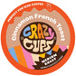 Crazy Cups Flavored Coffee Pods for Keurig, Cinnamon French Toast, 22 Count, Recyclable