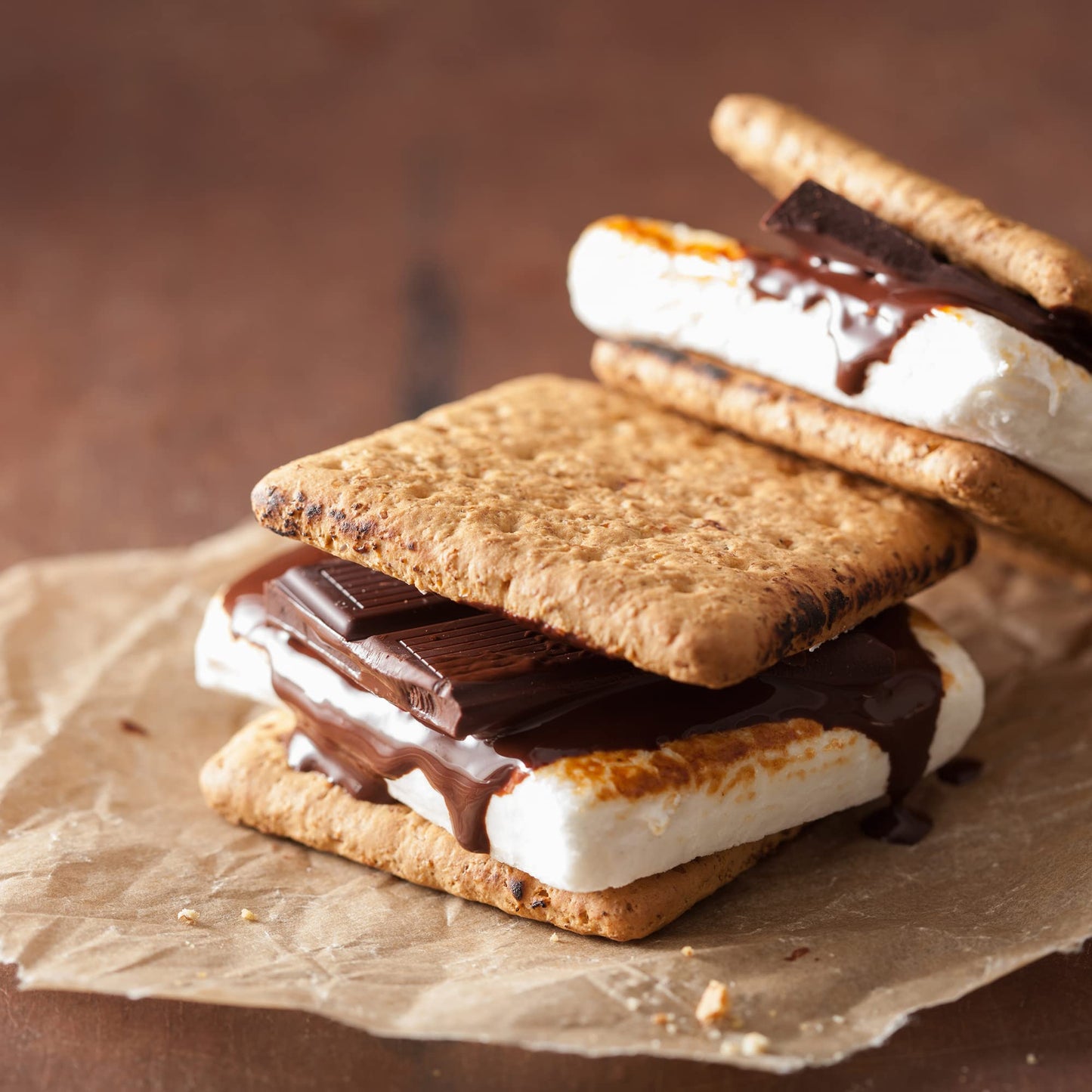 Value Pack [2 Pounds] Campfire Marshmallows With [2 Boxes] Of Graham Crackers [14.4Oz Each]