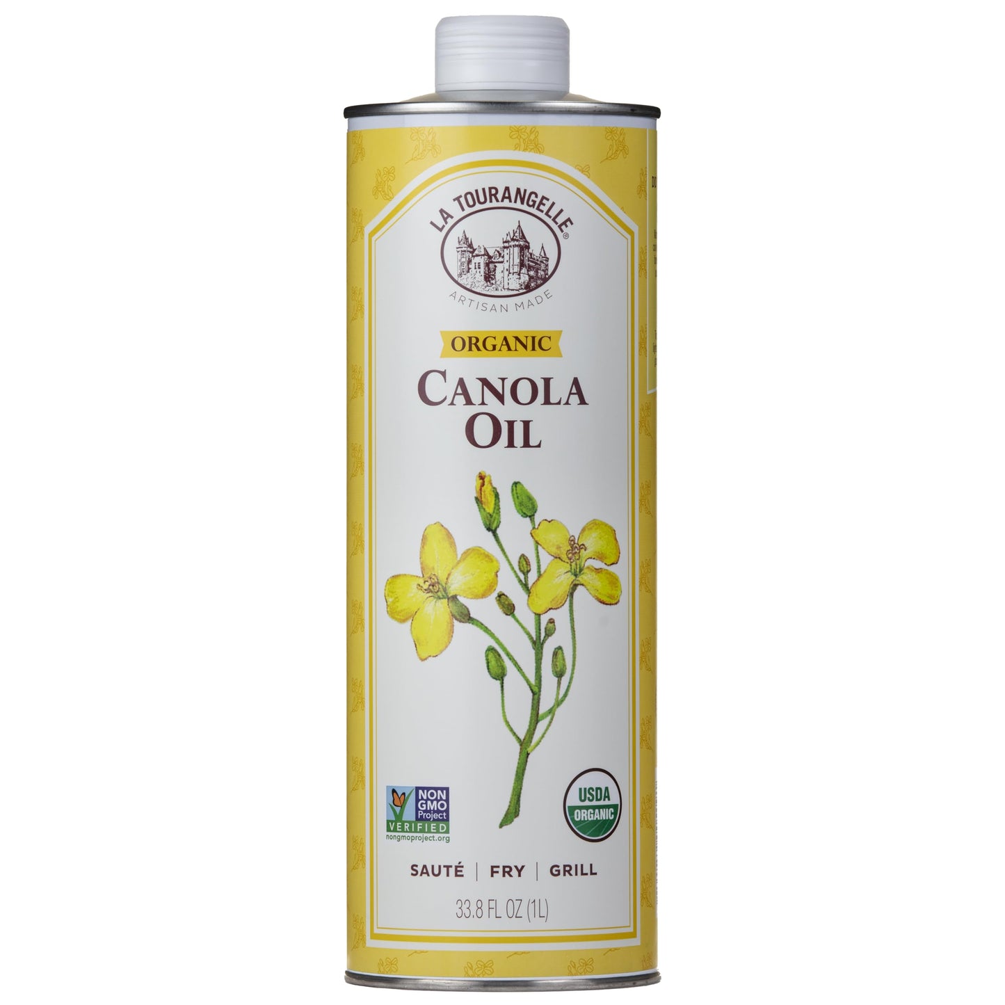 La Tourangelle Organic Canola Oil, Expeller-Pressed, Non-GMO, 33.8 fl oz