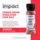 Impact - Coarse Himalayan Pink Sea Salt - No Additives Rich in Trace Minerals Non-GMO Gluten-Free Ideal for Low-Carb Fasting Coo