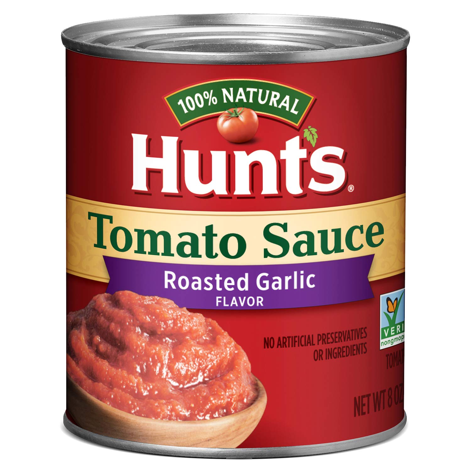 Hunts Tomato Sauce with Roasted Garlic, Keto Friendly, 8 oz