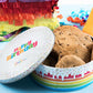 Happy Birthday Cookies Tin Chocolate Chip Gift Basket Tin Individually Wrapped Food Gift For Men Women Gourmet Kosher