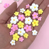 Royal Icing Blossoms | Icing Flowers | Mini Edible Flowers | Edible Roses | White Flowers | Icing Flowers | Sprinkle Mix | Cake 