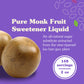 NuNaturals Monk Fruit Liquid Sweetener, Zero-Calorie, Plant-Based, 2 oz, Clear, Model 739223001852