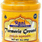 Rani Turmeric (Haldi) Root Powder Spice, (High Curcumin Content) 3Oz (85G) Pet Jar, Pack Of 12 ~ All Natural | 100% Pure, Salt F