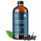 Bluestem Botanicals Organic Elderberry Simple Syrup, Non-Alcoholic Cocktail Mixer, 8 Fl Oz