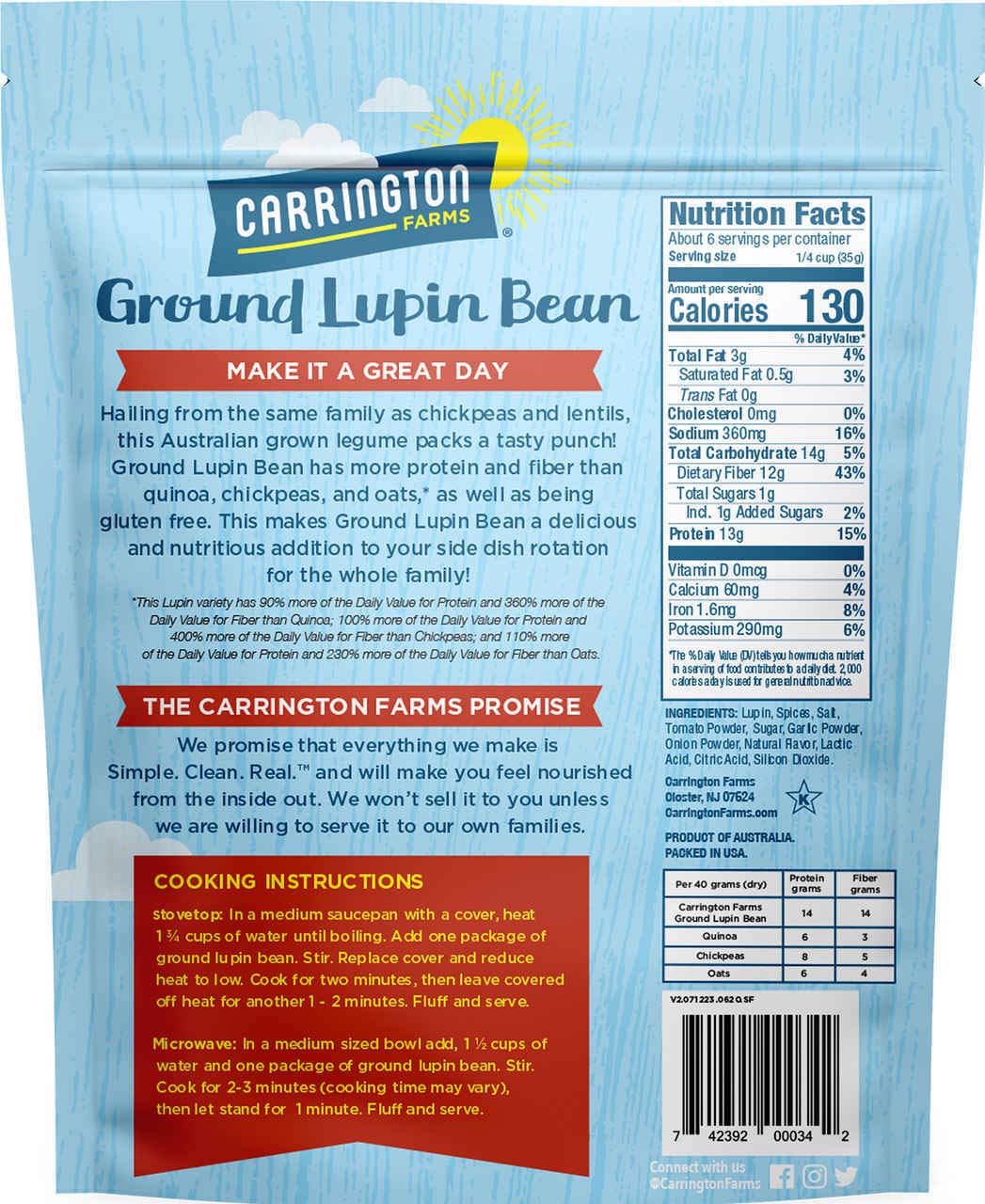 Cf Lupin Bn Grnd Spanish ( 6 X 7 Oz   )