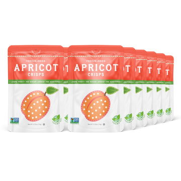 Natures Turn Freeze-Dried Fruit Snacks, Sour Apricot Crisps, Pack Of 12 (0.53 Oz Each)