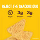 Hippeas Chickpea Tortilla Chips, Rockin Ranch, 1 Ounce (Pack of 18), 3g Protein, 3g Fiber, Vegan, Gluten-Free, Crunchy, Plant Pr