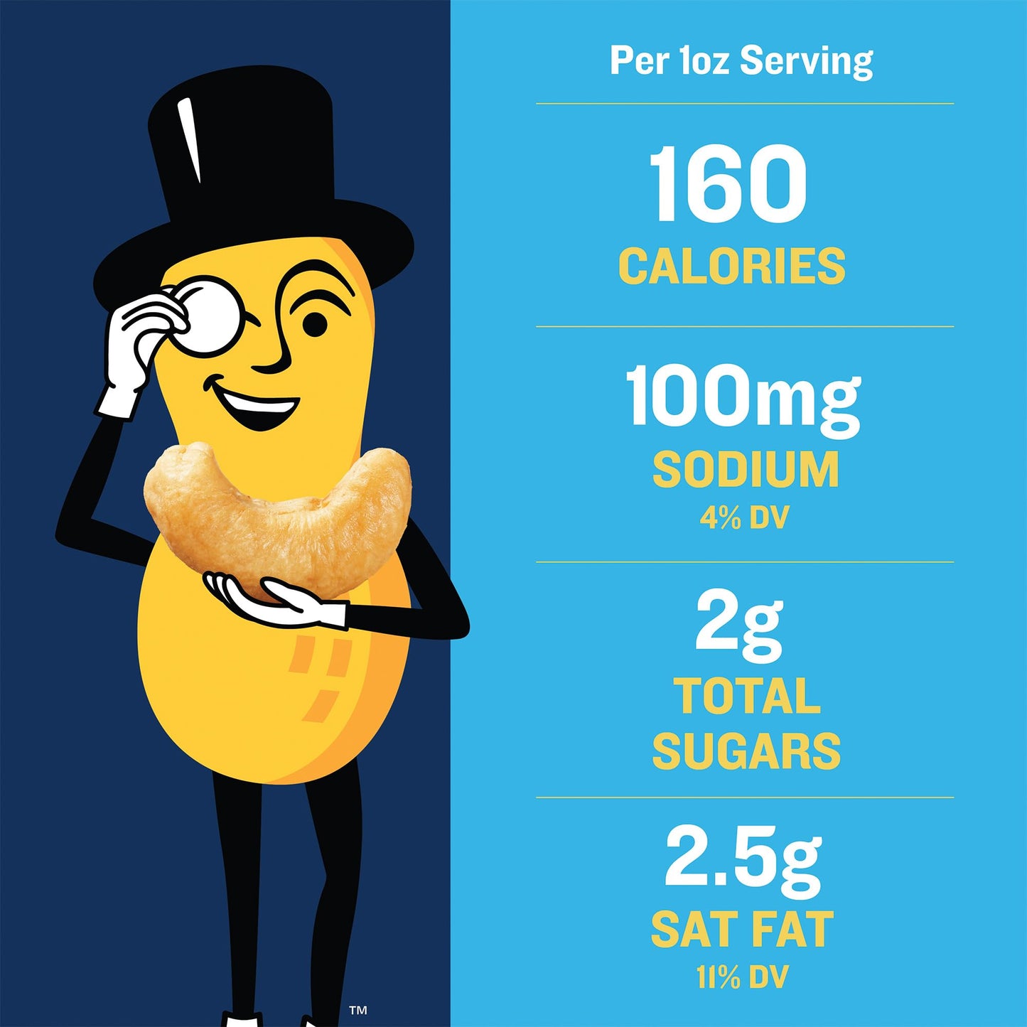 Planters Salted Cashew Nuts Halves & Pieces, Snacks For Adults, Plant-Based Protein Party Snack, 2 Lb 14 Oz