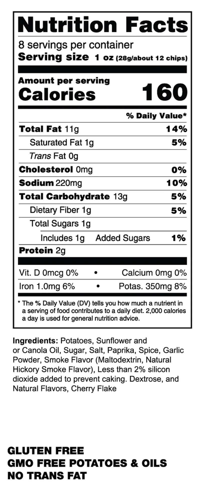 Kettle Cooked Potato Chips – Michigan Cherry Bbq (1.375 Oz, 28 Bags) + Surprise Gift From Superdeals