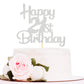 Sotpot Happy 21St Birthday Cake Topper Silver Glitter 21St Cake Toppers 21 Birthday Cake Decorations Cheers To 21 Fabulous Party
