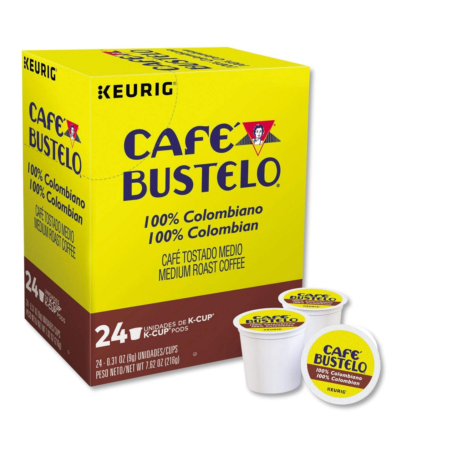 Café Bustelo 100 % Colombian Coffee, 96 Count