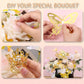Crown Cake Topper, Princess Little Crown - 12Pcs Crown,36Pcs 3D Butterfly, 10Blessing Card 100Pcs Flower Pins, Children'S Birthd