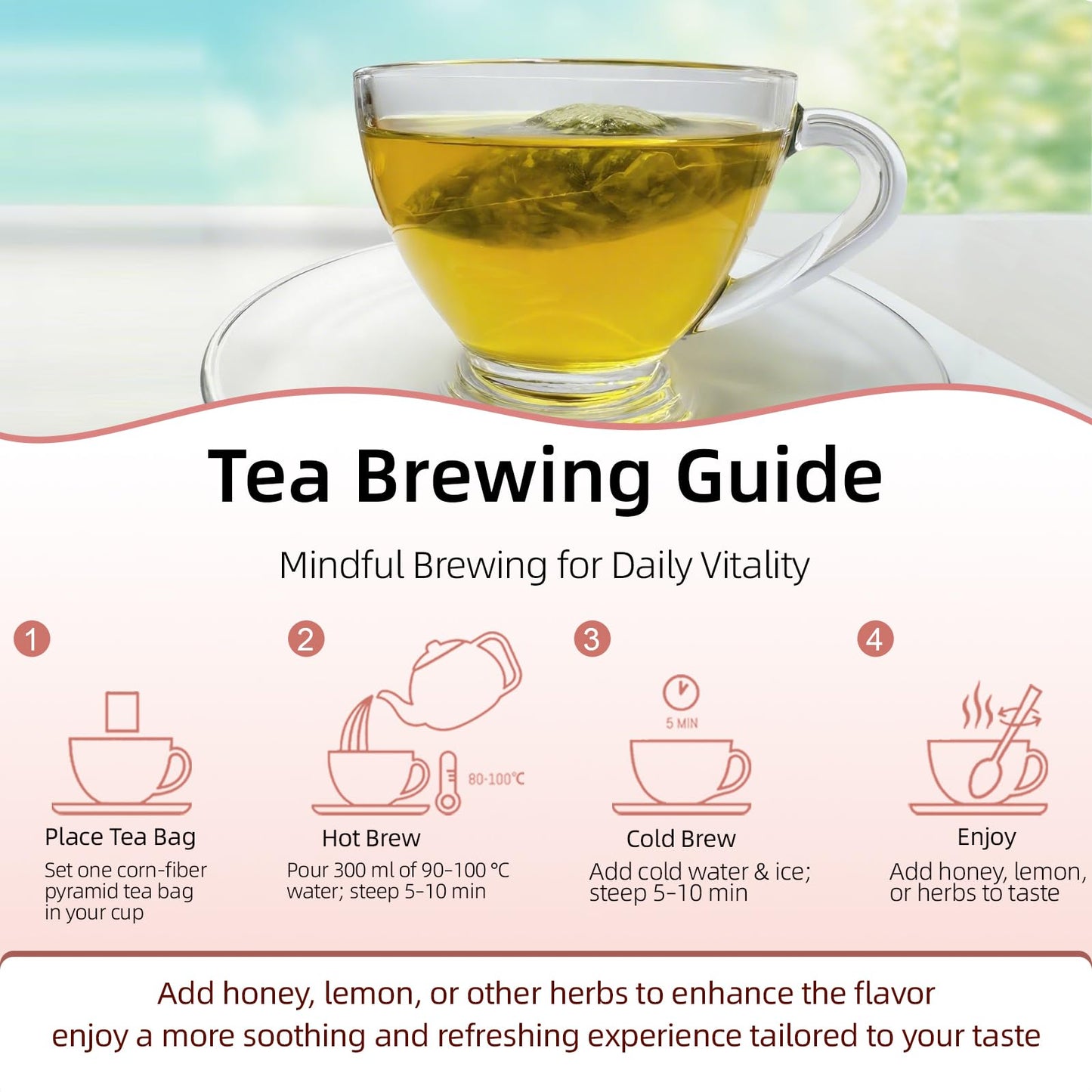Gluvelessia GLP-1 Detox Tea - 30 Count, Plant-Based Ingredients, No Sugar, Supports Balanced Eating