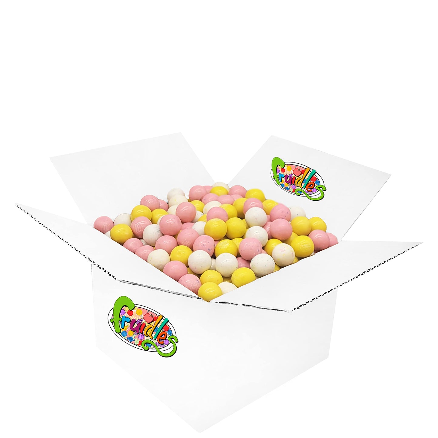 Fruidles Birthday Cake Chewing Gum Balls Flavored Candy Buffet Treats, Machine Size Refills, Kosher Certified Parve, 1 Inch (5 P