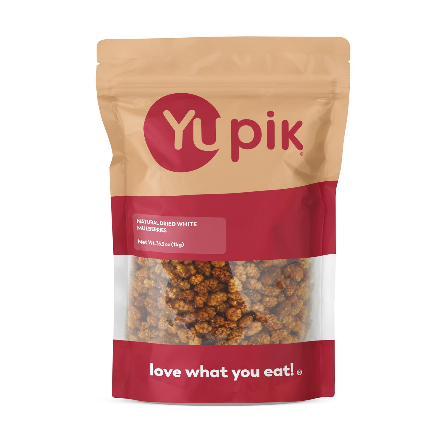 Yupik Natural Dried White Mulberries, 2.2 lb (35.2 oz), Gluten-free, Vegan, No Added Sugar, Oil-Free, Healthy Snacks, Ideal for 