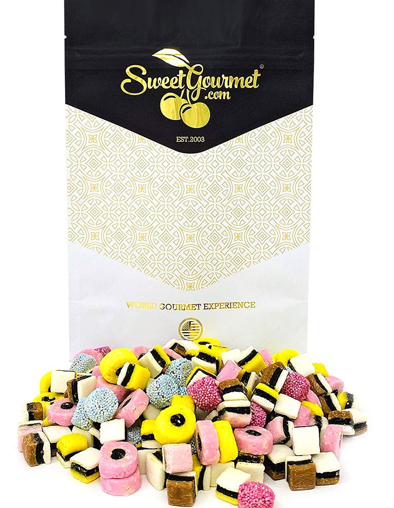 Gustafs english mini licorice allsorts, 1.5 lb