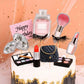 Jevenis Makeup Cake Decorations Spa Birthday Cake Topper Spa Party Supplies Salon Birthday Decoration