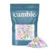 Cambie Jordan Almonds Candy - Premium Roasted Almonds - 2 Pound Resealable Pouch - Pastel Assorted Colors for Weddings and Celebrations