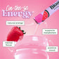 Bloom Nutrition Energy Drink Powder Packets  Sugar Free Energy Drink Mix with L-Theanine  B Vitamins & Natural Caffeine  On the Go Powder Sticks for Natural Energy  10 Calories (10 Pouches (Pack of 1)  Strawberry Watermelon)