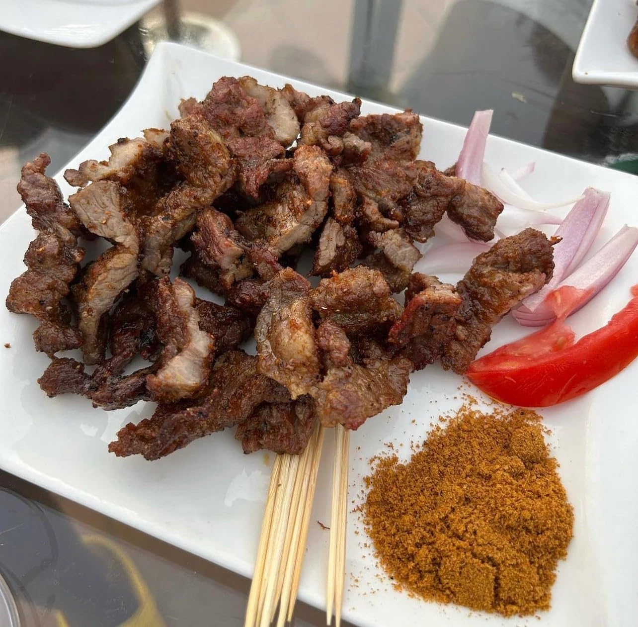 Suya seasoning 100gm x 3 (3 Packs) - African suya seasoning - sweet flavor, spicy powder, grilled steak seasoning blend (with ku