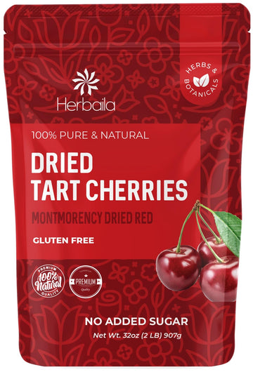 Dried Cherries Unsweetened 2LBS, Dried Tart Cherries Fresh, Montmorency Dried Sour Cherries, Dried Cherries No Sugar Added, Drie
